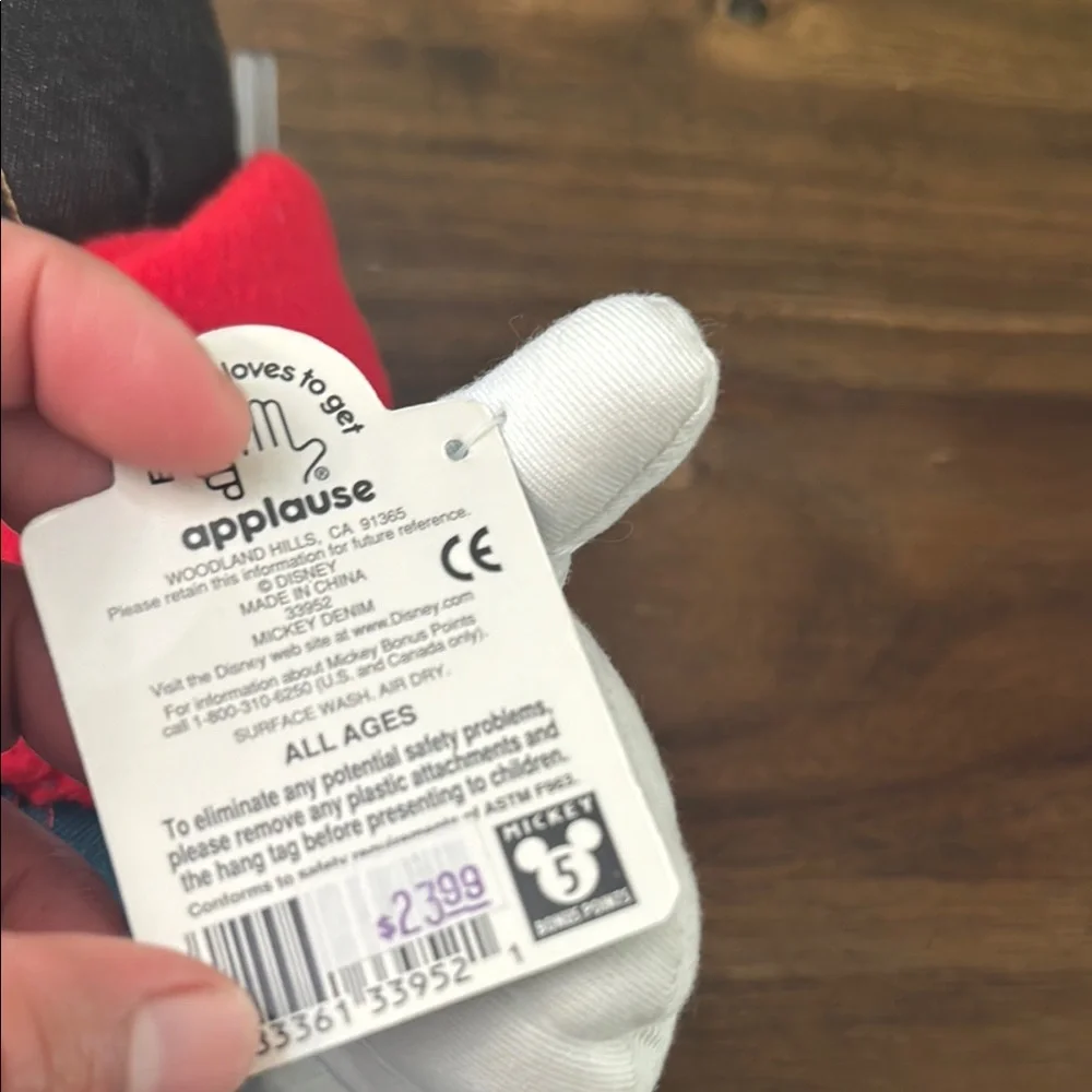 Disney‎ Mickey Mouse Plush Applause